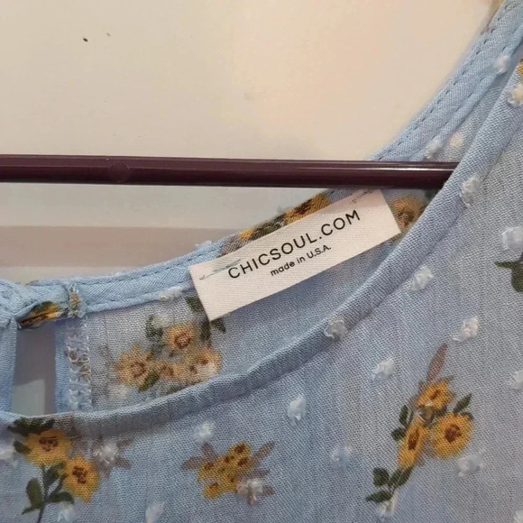 Chic Soul Three tiered Floral Top - Picture 3 of 7